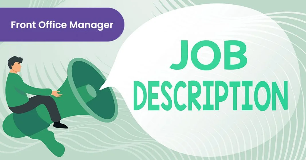 Front Office Manager job description